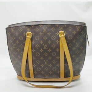 Authentic Louis Vuitton Babylone Brown Monogram Shoulder Bag mn483-010326